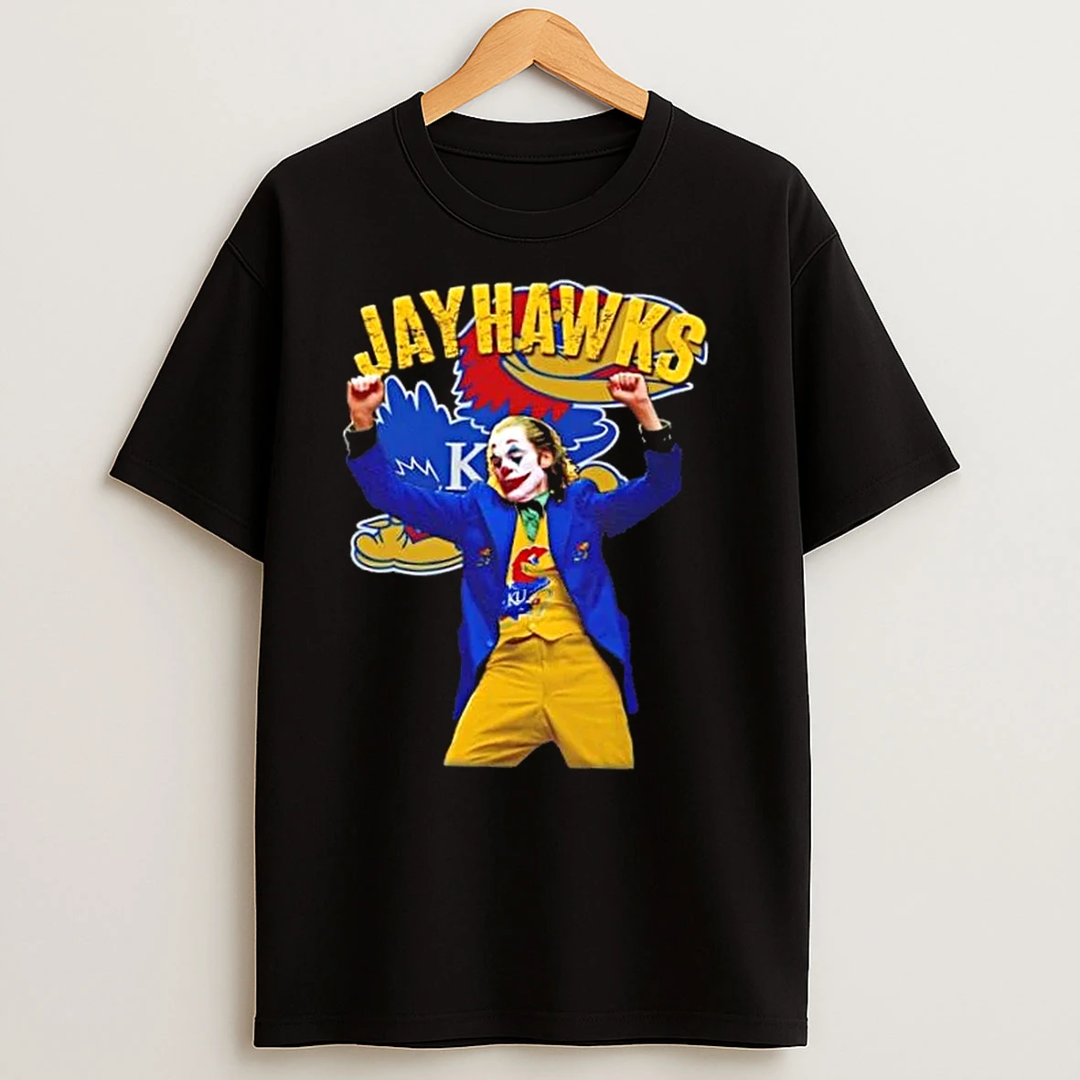 Joker X Kansas Jayhawks Football T Shirts