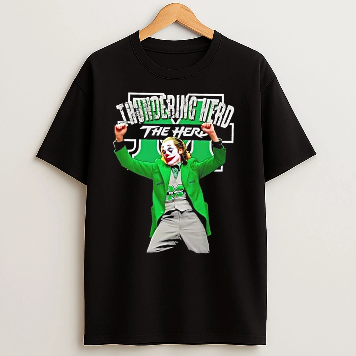 Joker X Marshall Thundering Herd Football T Shirts