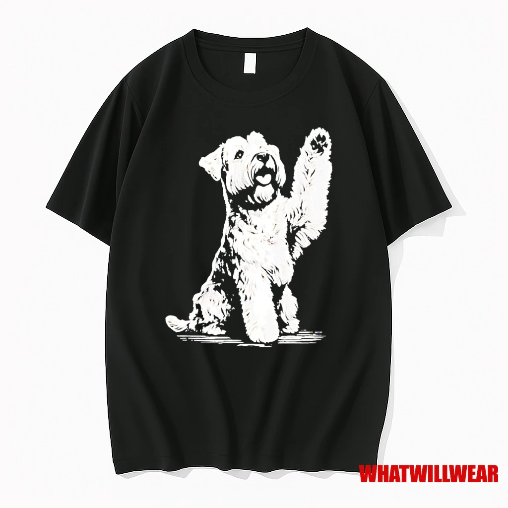 Jon Gruden Wearing Soft Coated Wheaten Terrier Dog Shirts