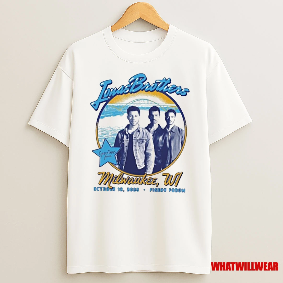Jonas Brothers 10 12 2025 Milwaukee Wi Shirts