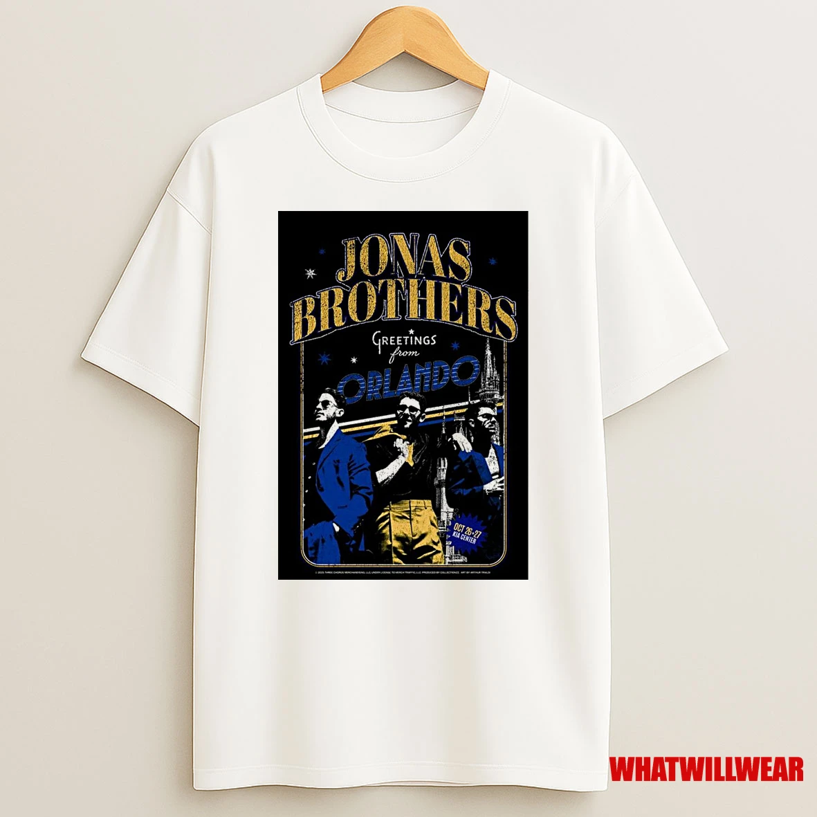 Jonas Brothers Concert Orlando Florida October 26 27 2025 Shirts
