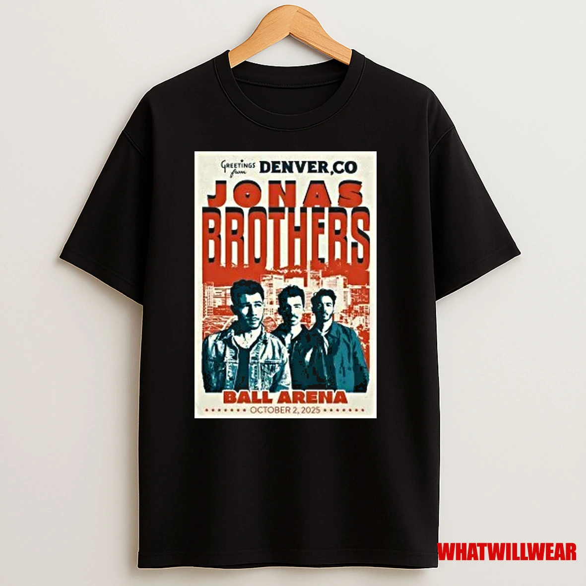 Jonas Brothers Denver Tour On Oct 2 2025 Shirts