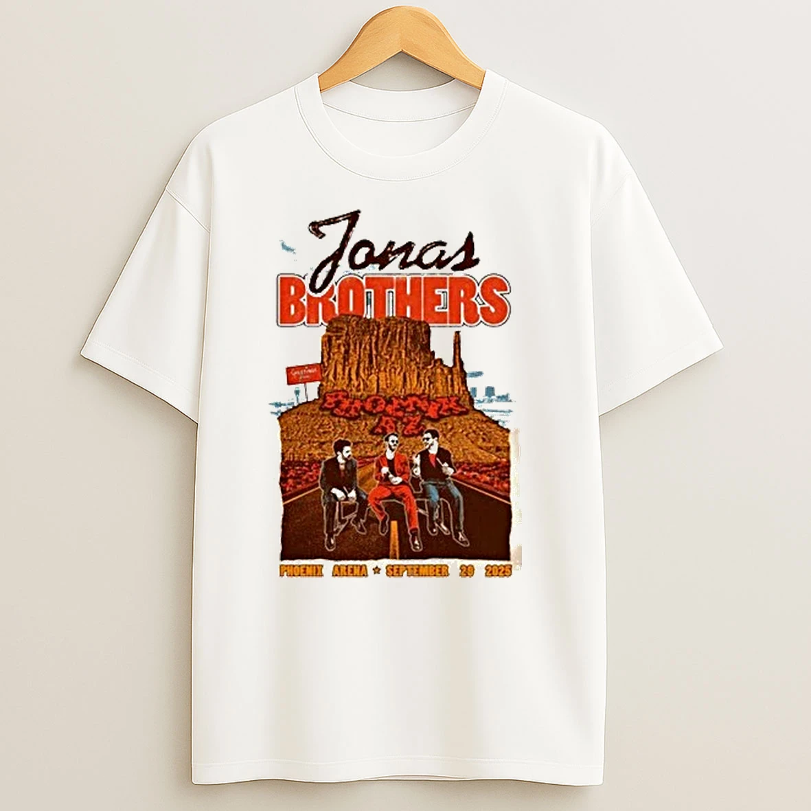 Jonas Brothers Greetings From Your Hometown Phoenix Az Sep 29 2025 Shirts