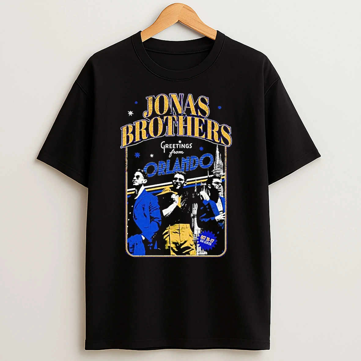 Jonas Brothers Oct 26 27 2025 Kia Center Orlando Fl T Shirts