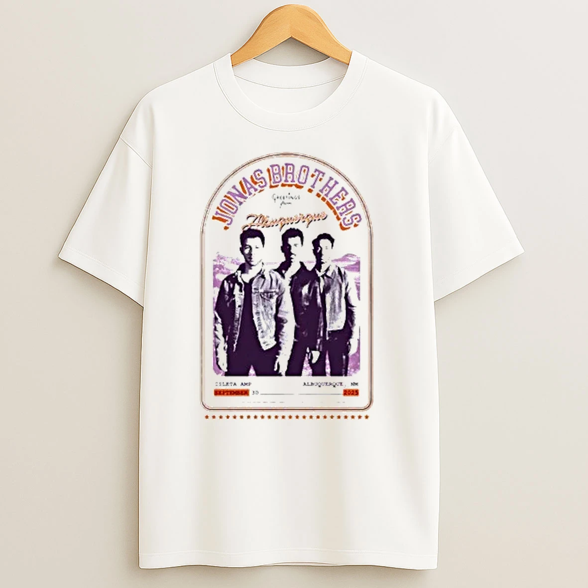 Jonas Brothers Sept 30 2025 Isleta Amp Albuquerque Nm Event Shirts
