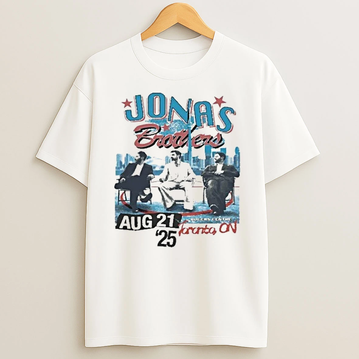 Jonas Brothers Tour Toronto Canada 2025 Shirts