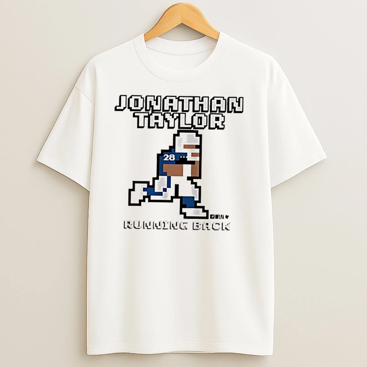 Jonathan Taylor 28 Retro Baller Running Back T Shirts