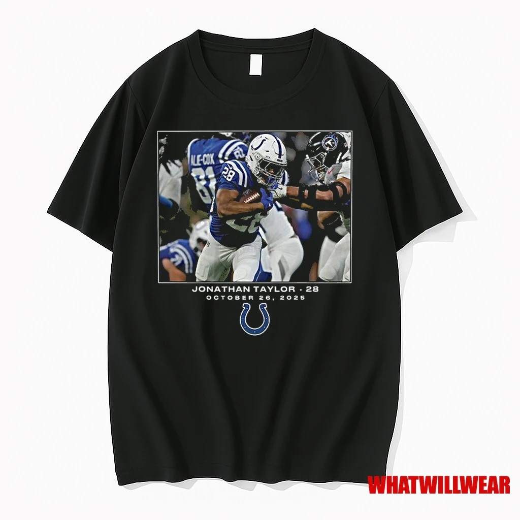 Jonathan Taylor Indianapolis Colts Nfl Flash Features Week 8 Shirts