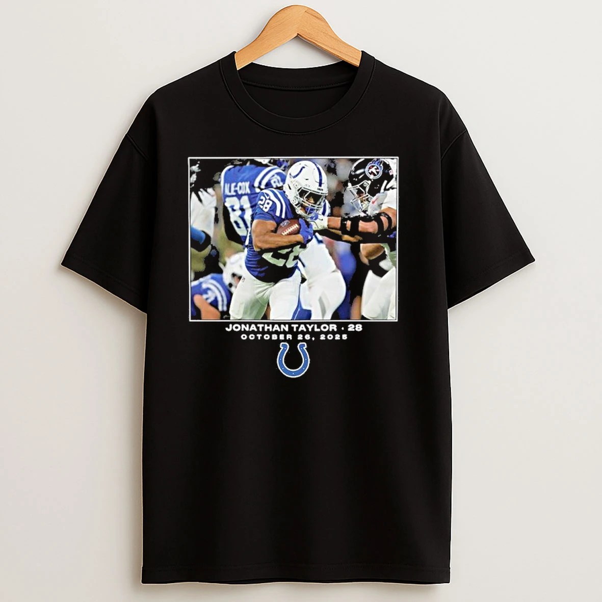 Jonathan Taylor Indianapolis Colts Nfl Flash Features Week 8 T Shirts