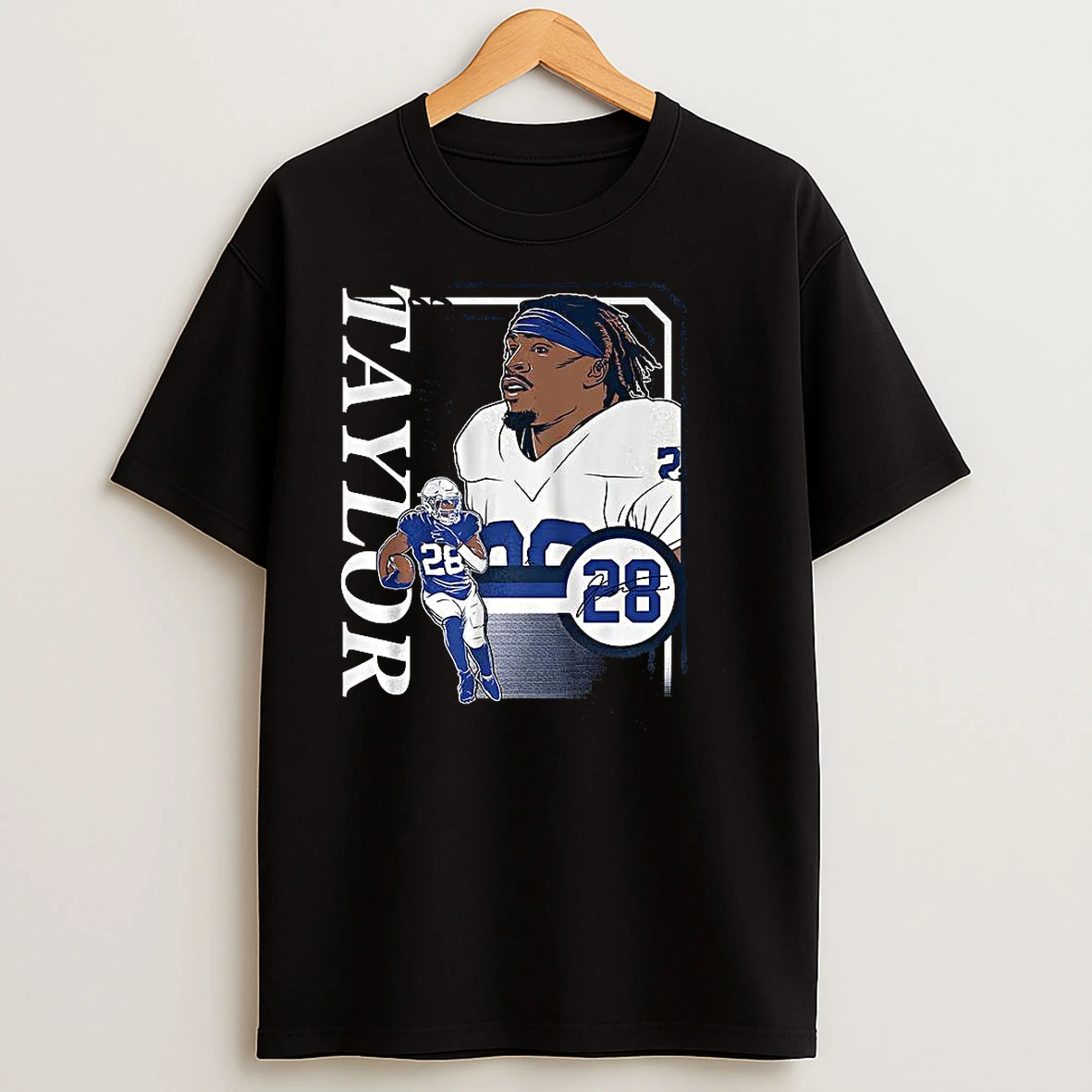 Jonathan Taylor Indianapolis Colts Football Collage Frame Signature T Shirts