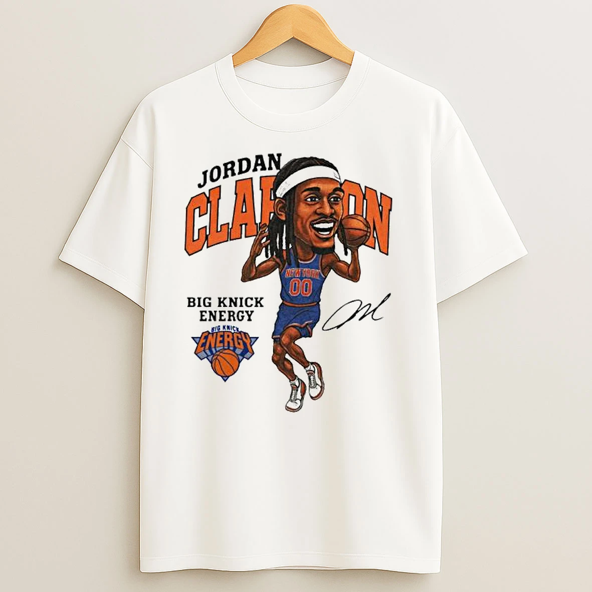 Jordan Clarkson Nba New York Knicks Caricature Ornaments T Shirts