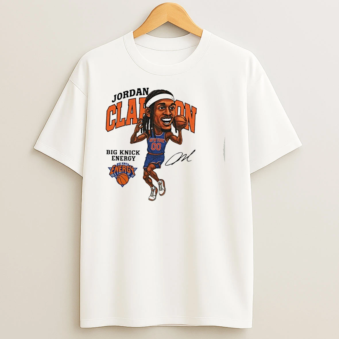 Jordan Clarkson Nba New York Knicks Caricature T Shirts