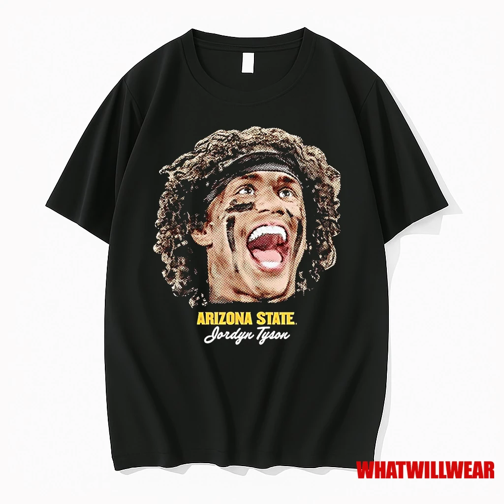 Jordyn Tyson Illustrated Big Head Arizona State Shirts