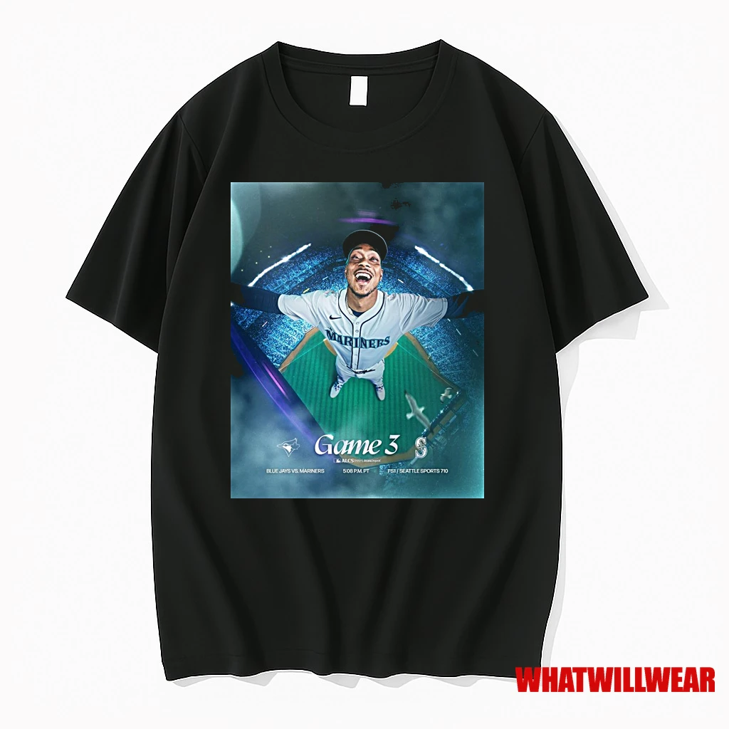 Jorge Polanco Seattle Mariners Vs Toronto Blue Jays Game 3 2025 Mlb Alcs Shirts