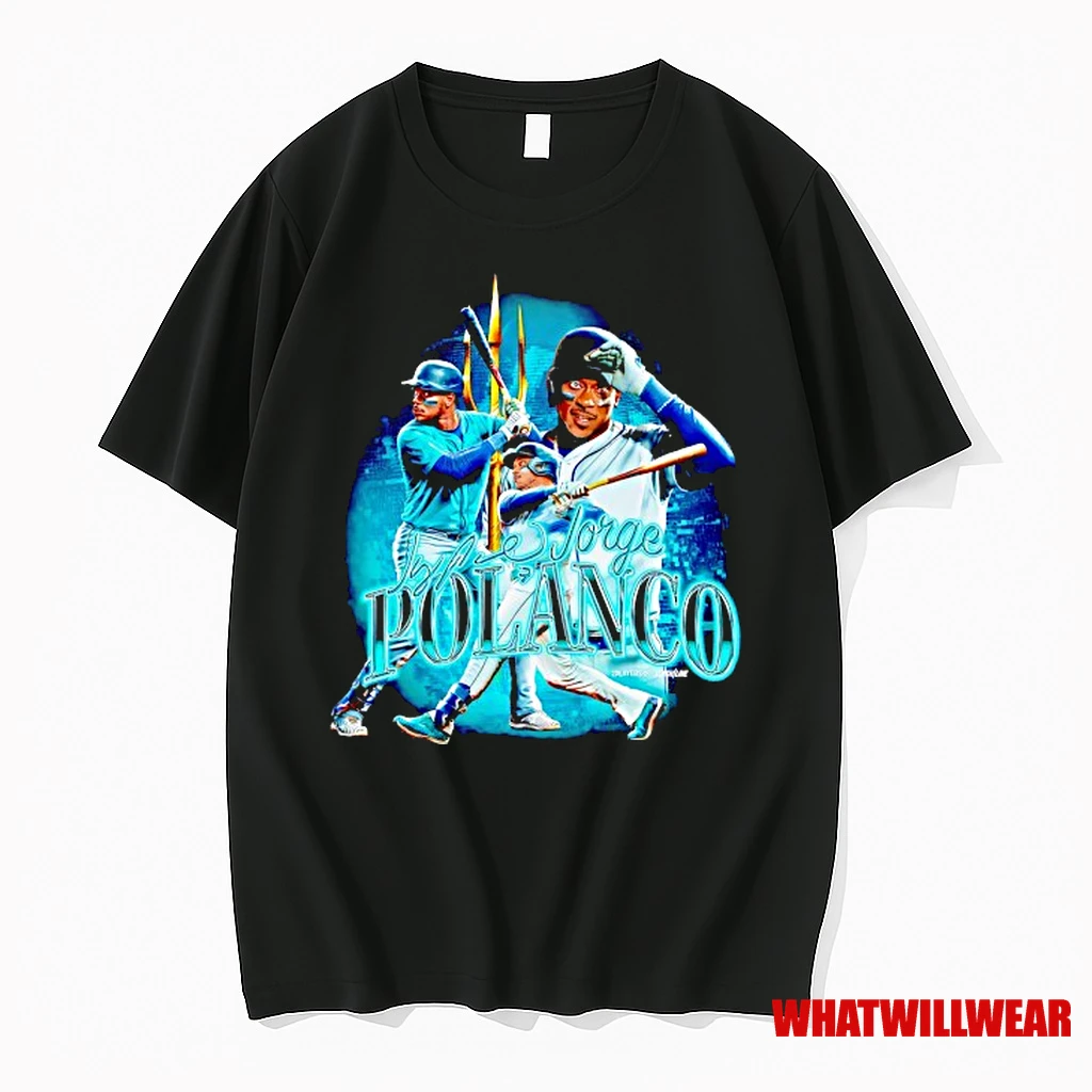 Jorge Polanco Seattle Mariners Baseball Signature Shirts