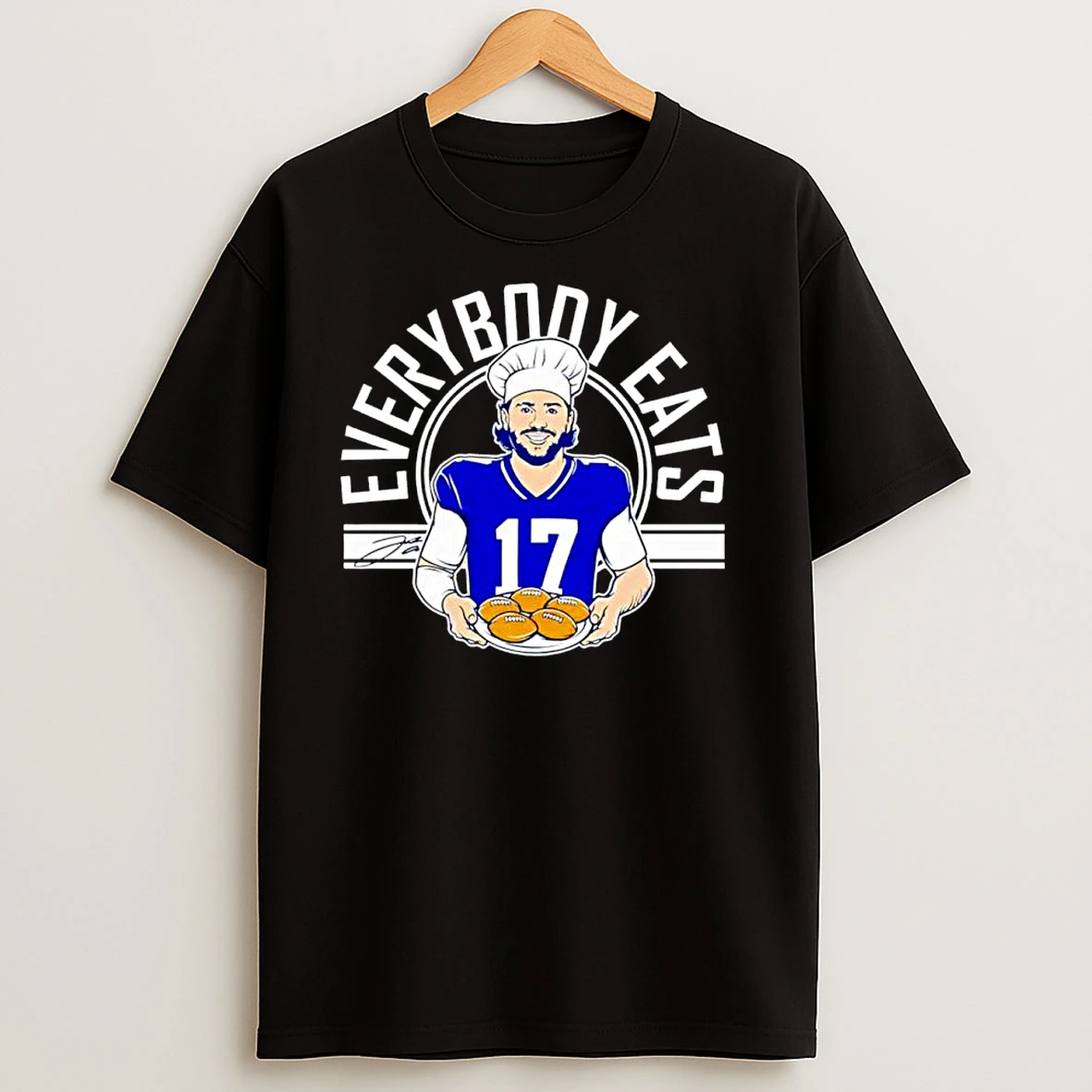 Josh Allen Bills Buffalo Everybody Eats Ornaments T Shirts