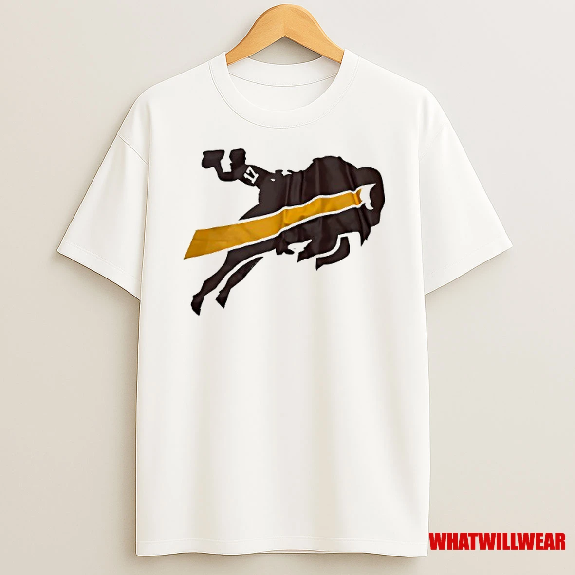 Josh Allen Buffalo Bills Wyoming Logo Shirts