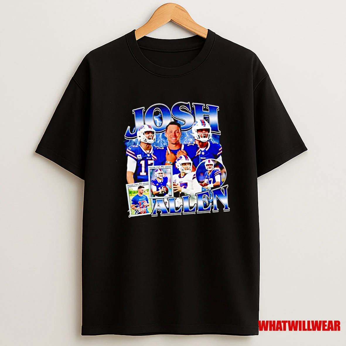 Josh Allen Buffalo Bills Signature Logo Shirts