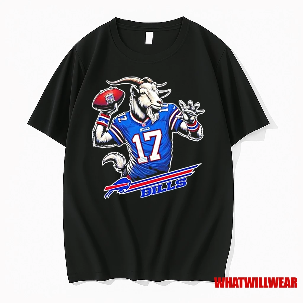 Josh Allen Goat Buffalo Bills Mafia Graphic Shirts