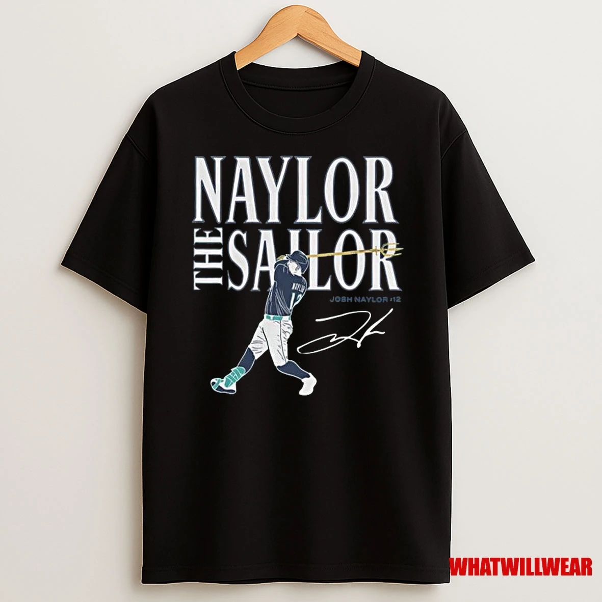 Josh Naylor Seattle Mariners Naylor The Sailor Signature Shirts
