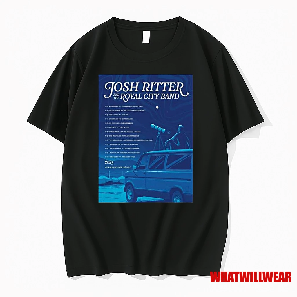 Josh Ritter And The Royal City Band Tour 2025 Shirts