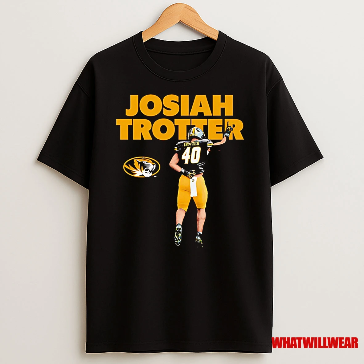 Josiah Trotter Missouri Tigers Illustrated Shirts