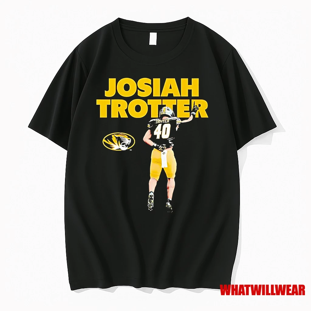 Josiah Trotter Illustrated Celebration Missouri Tigers Shirts