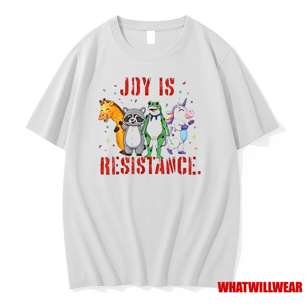 Joy Is Resistance Portland Frog Protest Raccoon Unicorn Shirts