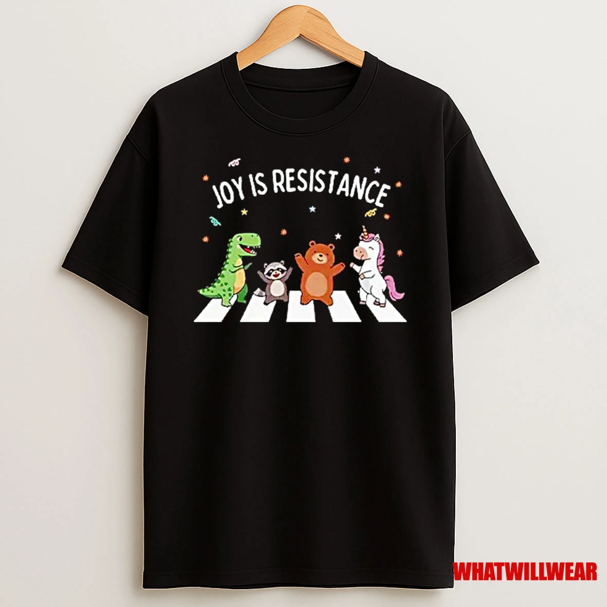 Joy Is Resistance Abbey Road Ornaments Shirts
