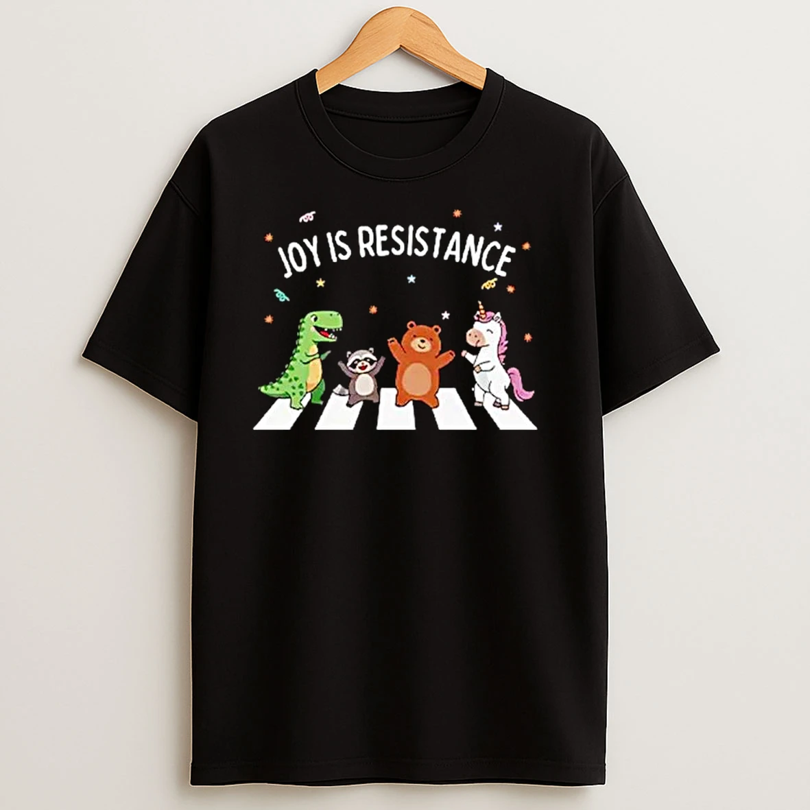 Joy Is Resistance Abbey Road Ornaments T Shirts