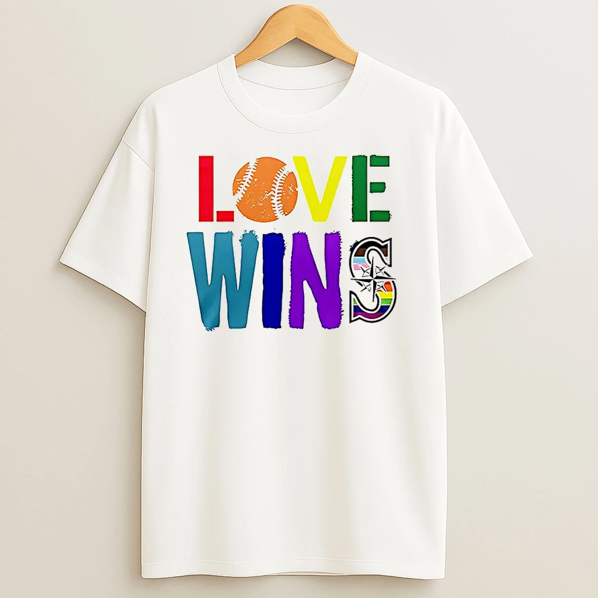 Julio Rodriguez Mariners Love Wins 2025 T Shirts