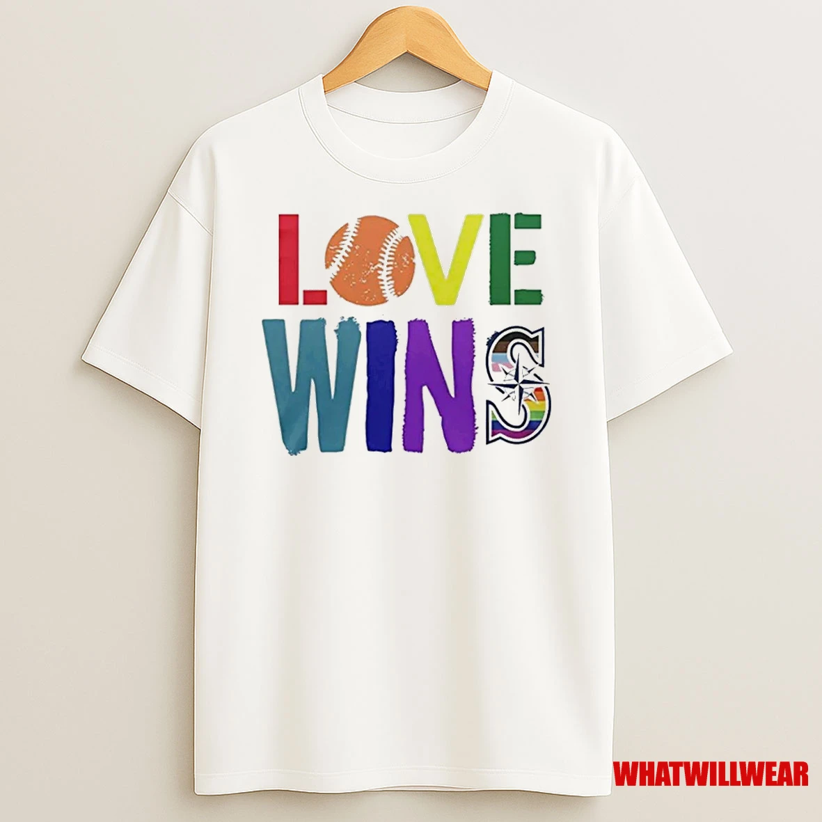 Julio Rodriguez Mariners Love Wins Shirts
