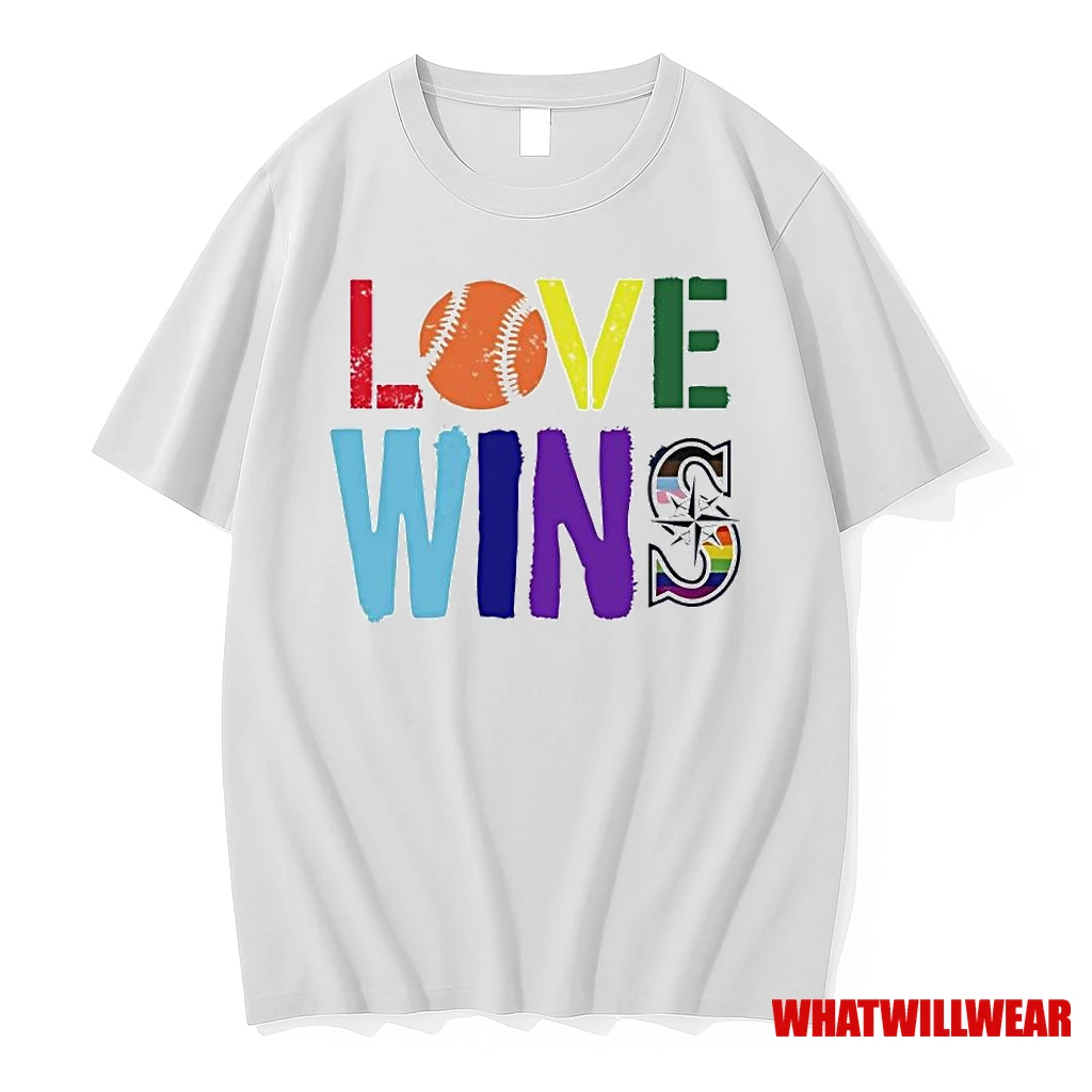 Julio Rodriguez Mariners Love Wins Ornaments Shirts