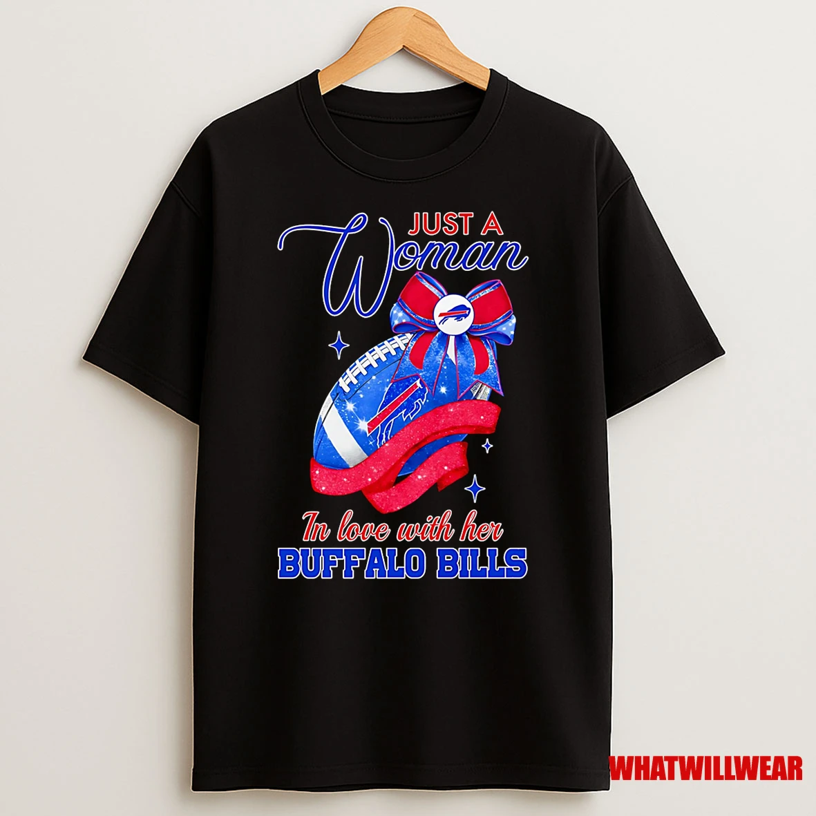Just A Woman In Love With Her Buffalo Bills Shirts