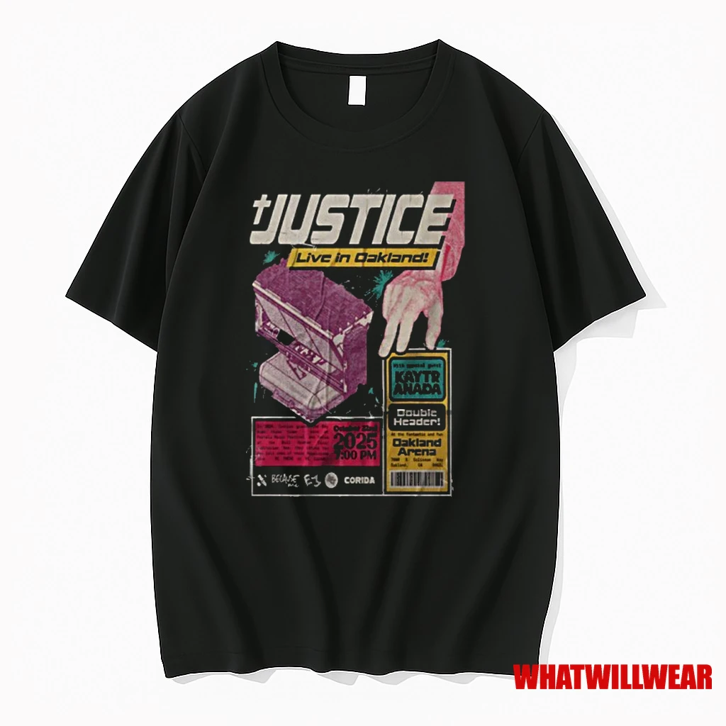 Justice Oakland Arena In Oakland Ca October 22 2025 Shirts