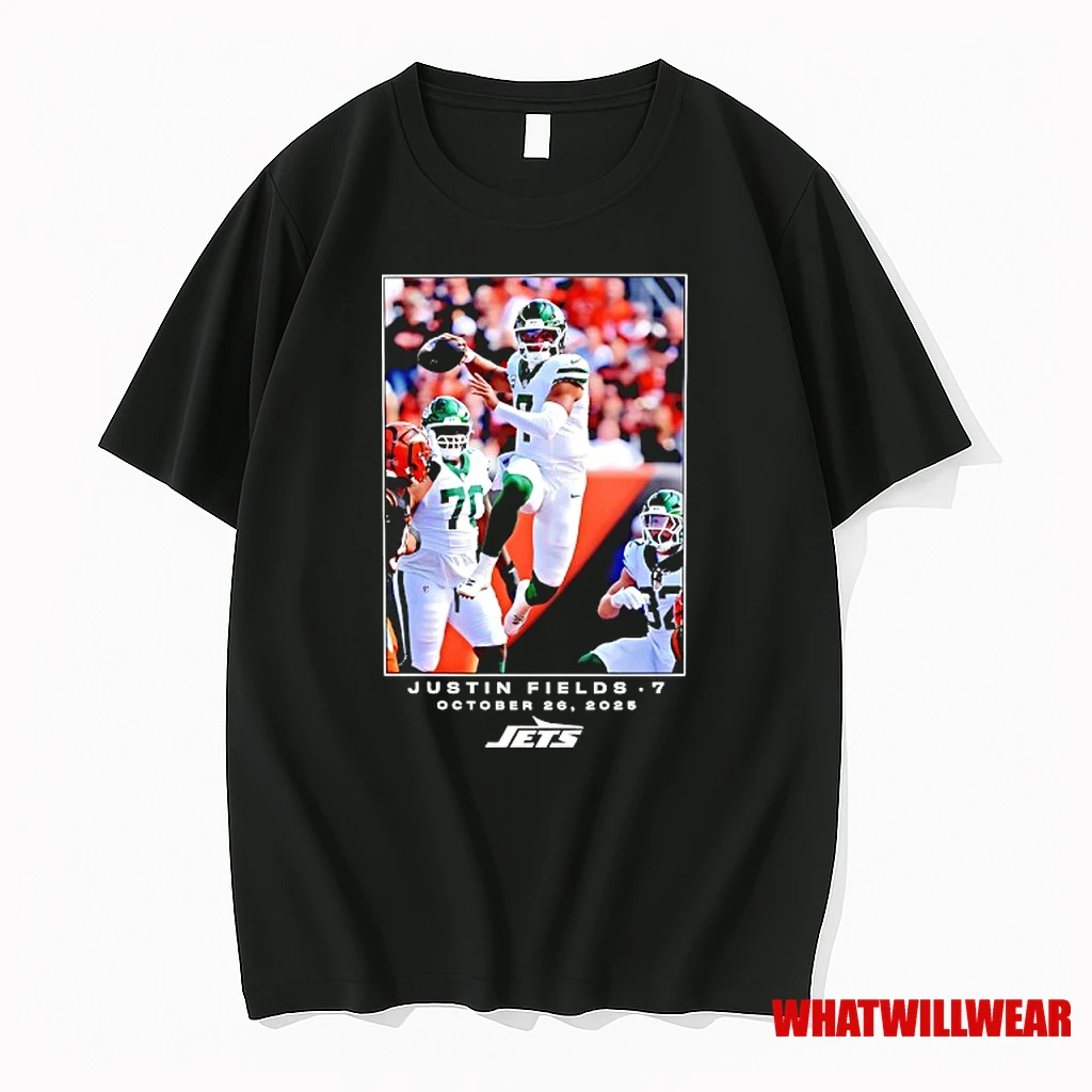 Justin Fields New York Jets Nfl Flash Features Week 8 Shirts