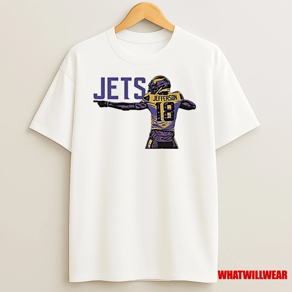 Justin Jefferson Jets Minnesota Vikings Football Graphic Shirts