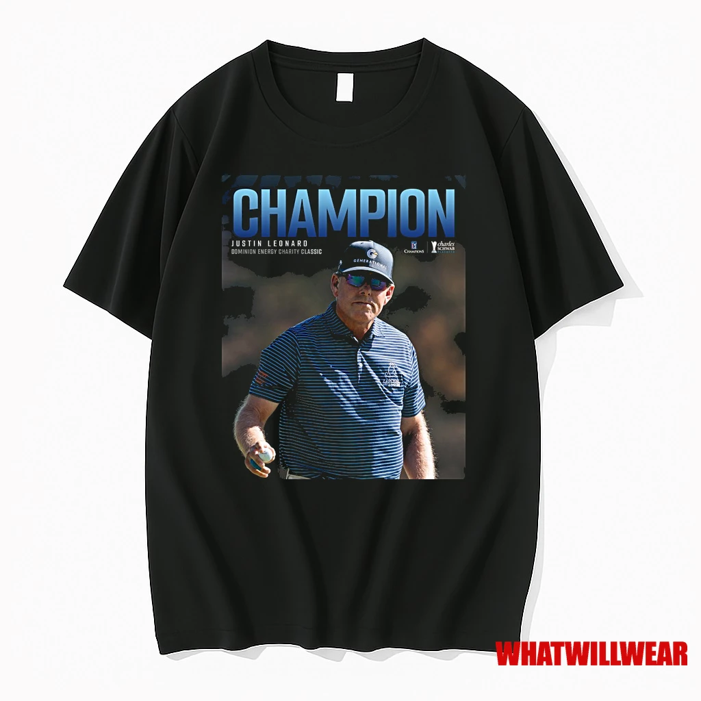 Justin Leonard Dominion Energy Charity Classic Pga Tour Champions Charles Schwab Cup 2025 Shirts