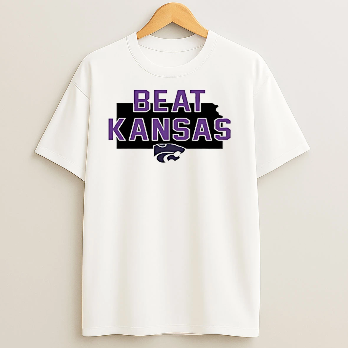 K State Beat Kansas Logo T Shirts