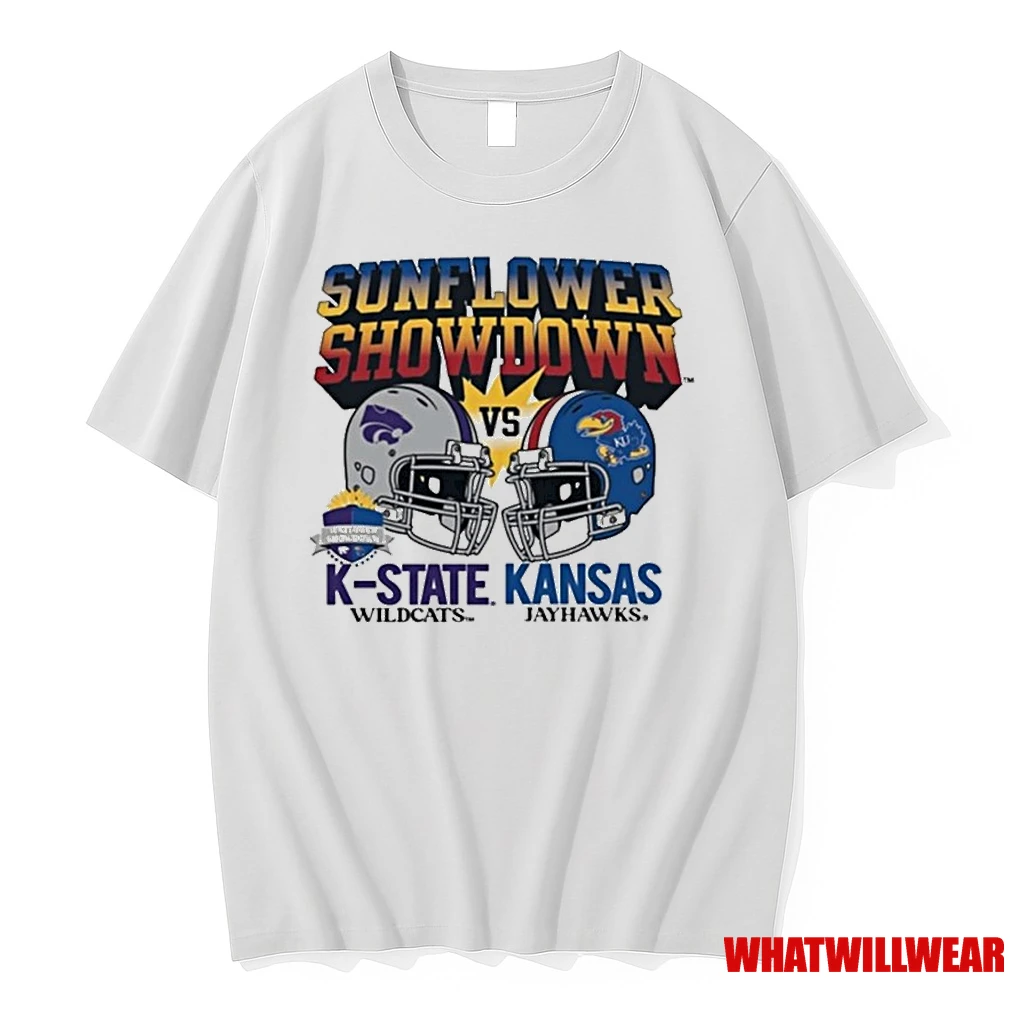 K State Wildcats Vs Kansas Jayhawks 134th Annual Sunflower Showdown Matchup Shirts