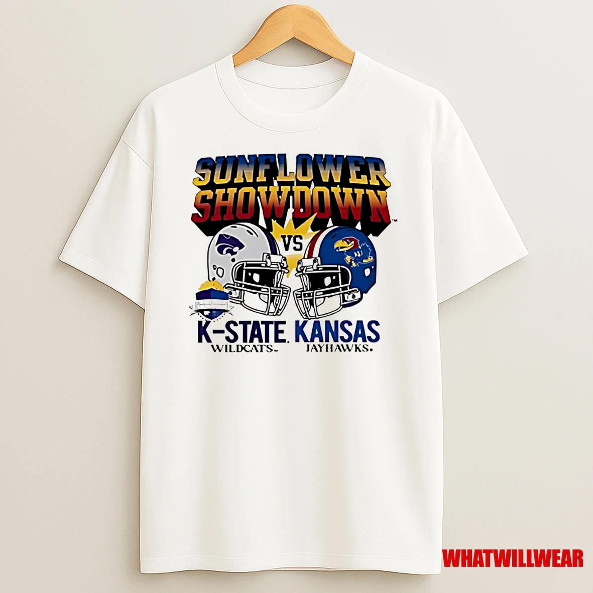 K State Wildcats Vs Kansas Jayhawks 134th Annual Sunflower Showdown Shirts