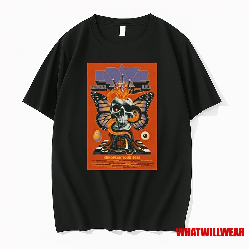Kadavar And Slomosa With O R B European 2025 Tour Shirts