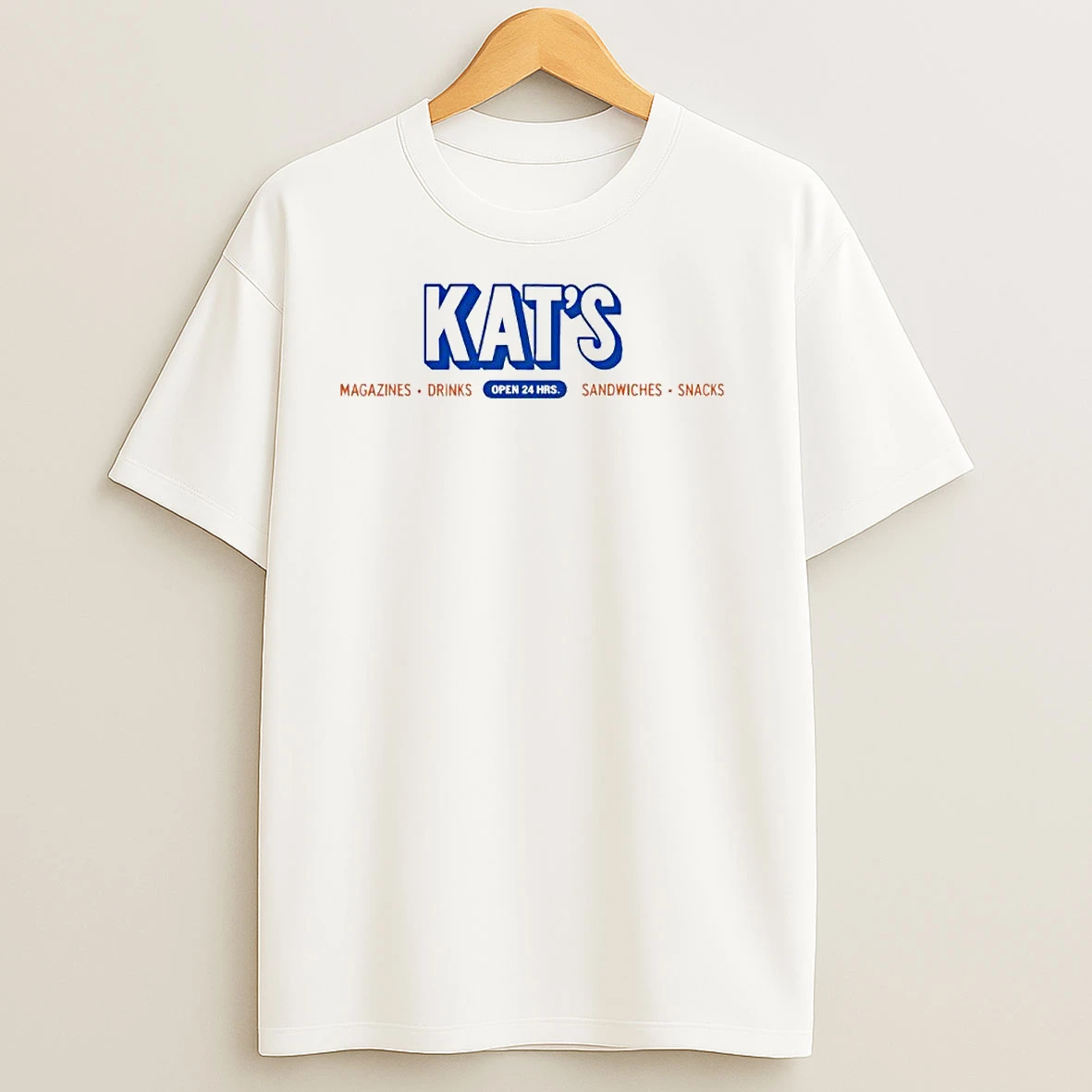 Kats Bodega Magazines Drinks Sandwiches Snacks Ornaments T Shirts