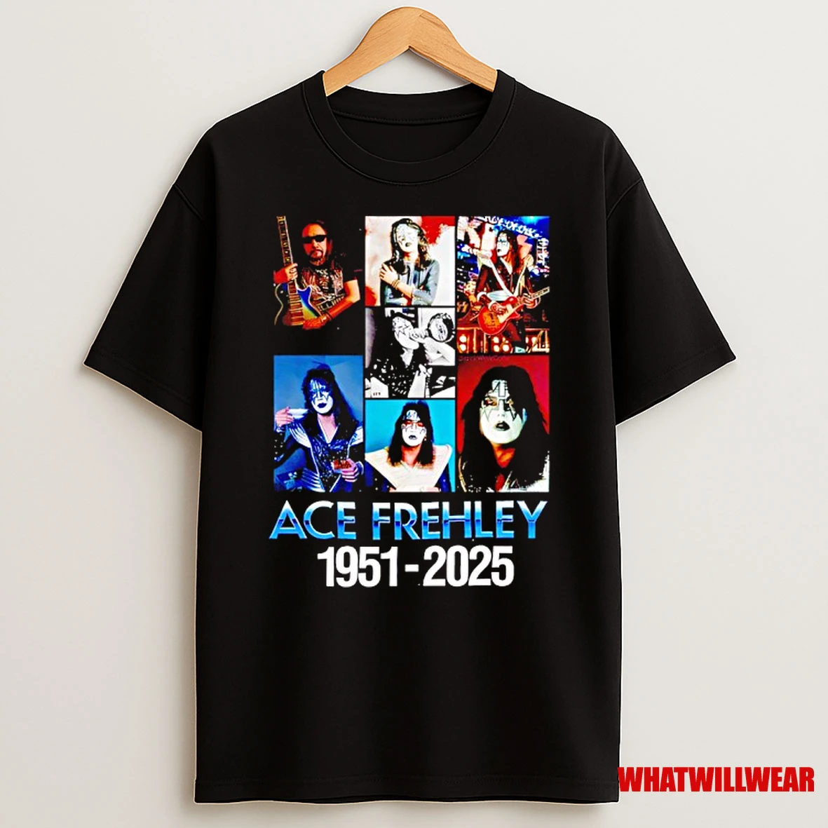 Kiss Ace Frehley 1951 2025 Shirts
