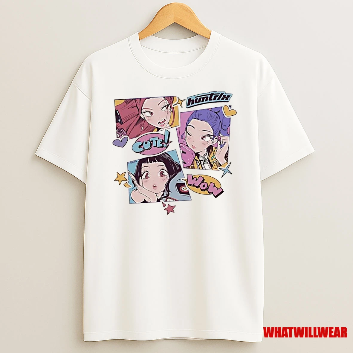 Kpop Demon Hunters Chracters Cute Wow Shirts
