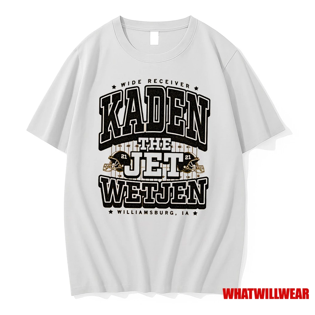 Kaden The Jet Wetjen Wide Receiver Williamsburg Ia Shirts