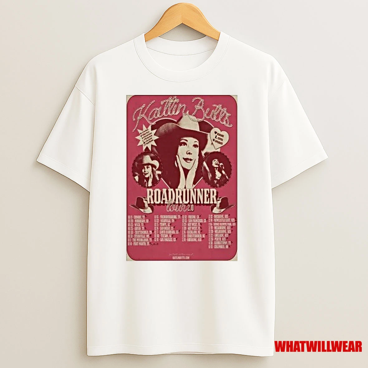 Kaitlin Butts The Roadrunner Tour 25 Shirts