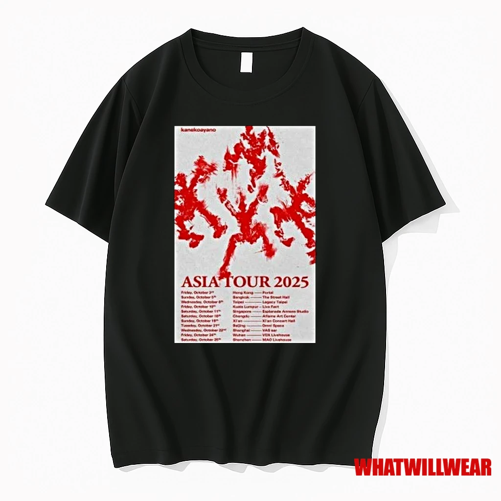 Kanekoayano Tour Asia 2025 Tour Shirts