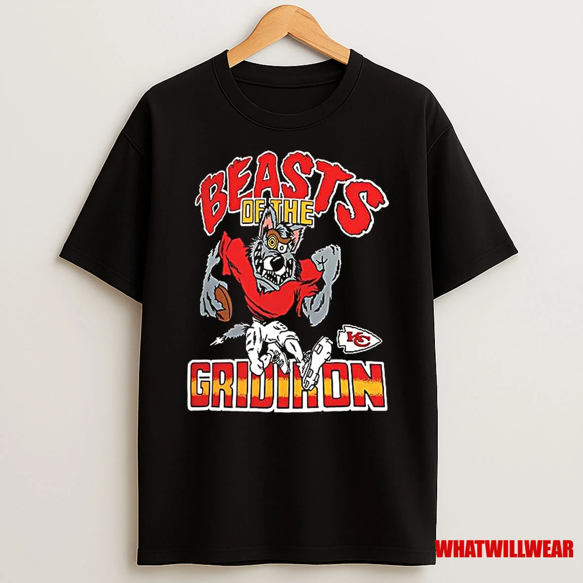 Kansas City Chiefs Monsters Mascot Beasts Of The Gridiron Halloween Shirts