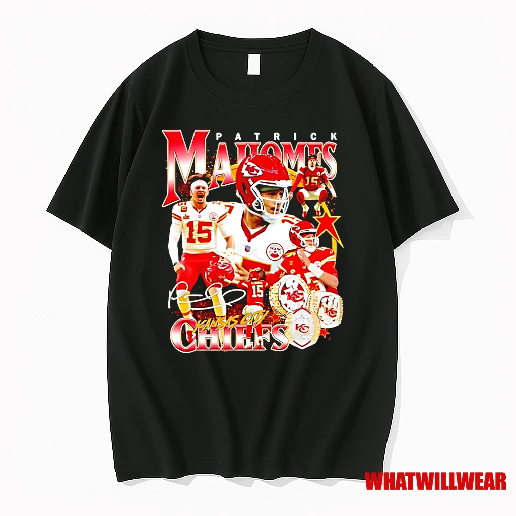 Kansas City Chiefs Patrick Mahomes Graphic Signature Shirts
